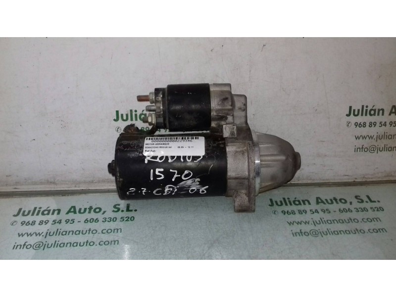 Recambio de motor arranque para ssangyong rodius xdi referencia OEM IAM   