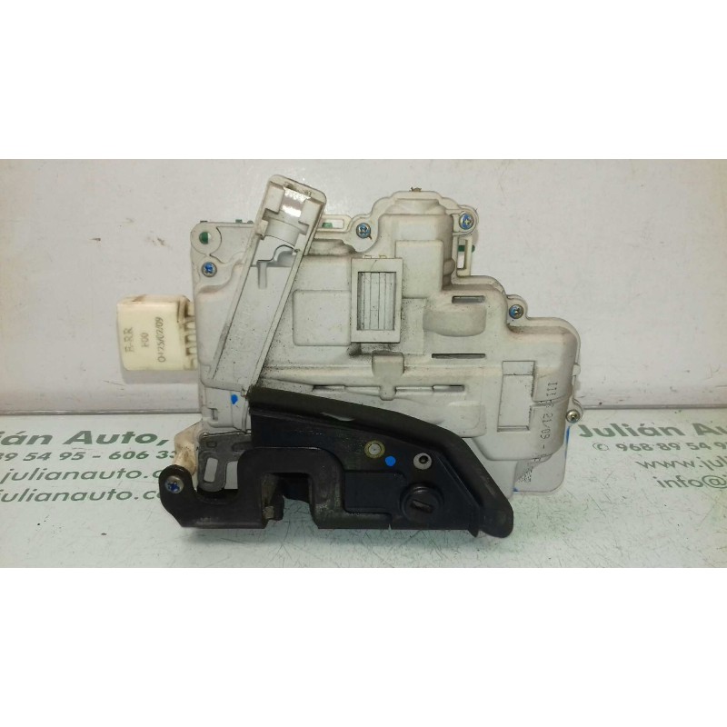 Recambio de cerradura puerta trasera derecha para seat exeo berlina (3r2) style referencia OEM IAM 8E0839016AA 4+3 PINES BLANCO