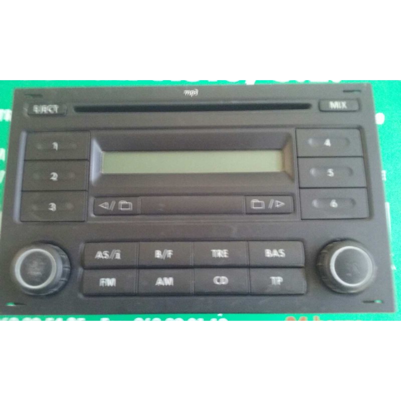 Recambio de sistema audio / radio cd para volkswagen polo (9n3) advance referencia OEM IAM 6Q0035152A RCD200 MP3 BLAUPUNKT