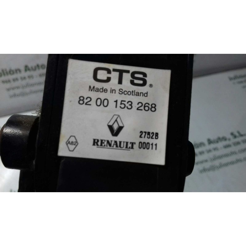 Recambio de pedal acelerador para renault megane ii berlina 5p confort authentique referencia OEM IAM 8200153268  
