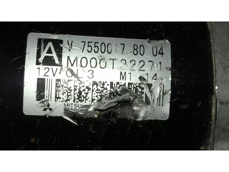 Recambio de motor arranque para citroen ds3 style referencia OEM IAM V75500178004 M000T32271 MITSUBISHI ELECTRIC