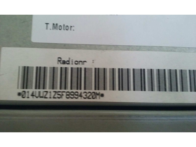 Recambio de sistema audio / radio cd para volkswagen polo (9n3) advance referencia OEM IAM 6Q0035152A RCD200 MP3 BLAUPUNKT