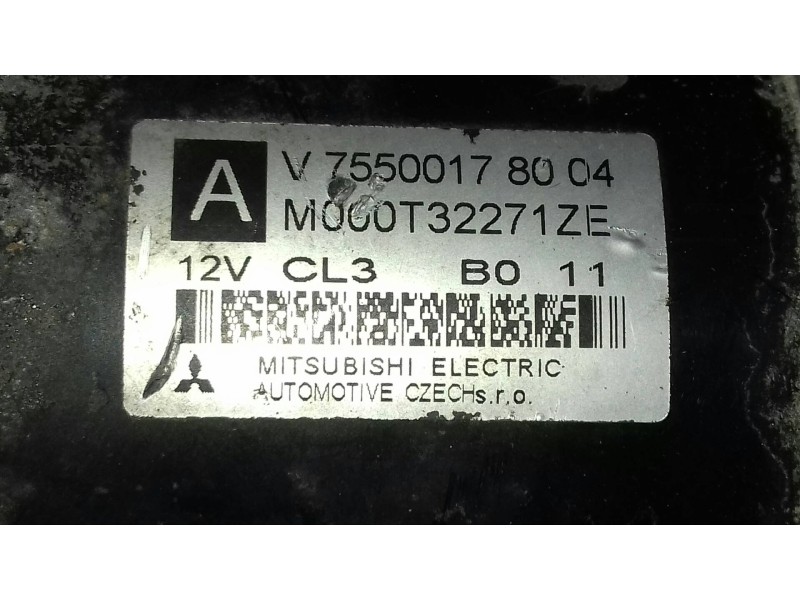 Recambio de motor arranque para bmw mini (r56) one referencia OEM IAM V75500178004 M000T32271ZE MITSUBISHI ELECTRIC