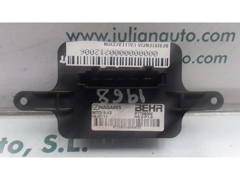 Recambio de resistencia calefaccion para peugeot 5008 access referencia OEM IAM P7708004 5 PINES NAGARES