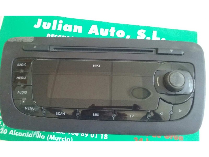 Recambio de sistema audio / radio cd para seat ibiza st (6j8) reference referencia OEM IAM 6J1035153G ULSECD MP3 