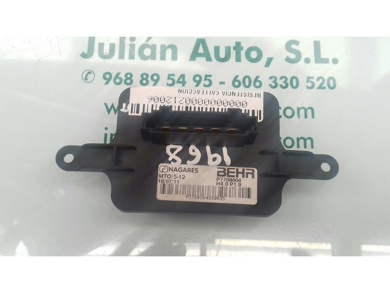 Recambio de resistencia calefaccion para peugeot 5008 access referencia OEM IAM P7708004 5 PINES NAGARES