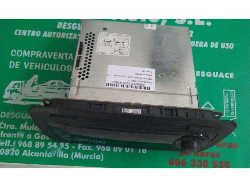 Recambio de sistema audio / radio cd para seat ibiza st (6j8) reference referencia OEM IAM 6J1035153G ULSECD MP3 