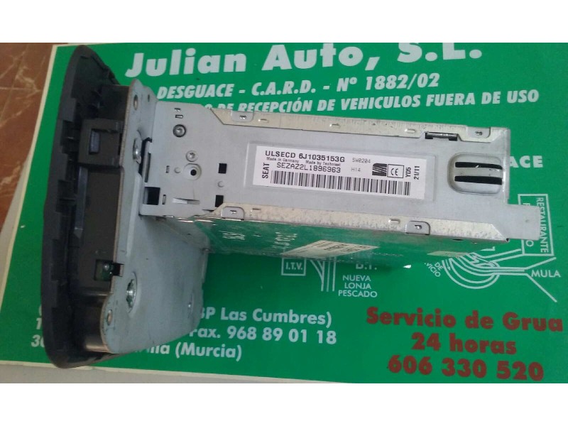 Recambio de sistema audio / radio cd para seat ibiza st (6j8) reference referencia OEM IAM 6J1035153G ULSECD MP3 
