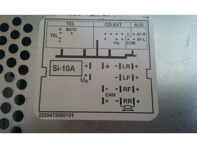 Recambio de sistema audio / radio cd para seat ibiza (6j5) reference referencia OEM IAM 6J1035153G ULSECD MP3 