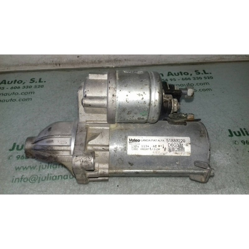 Recambio de motor arranque para peugeot bipper básico referencia OEM IAM 51880229 D6G321 VALEO