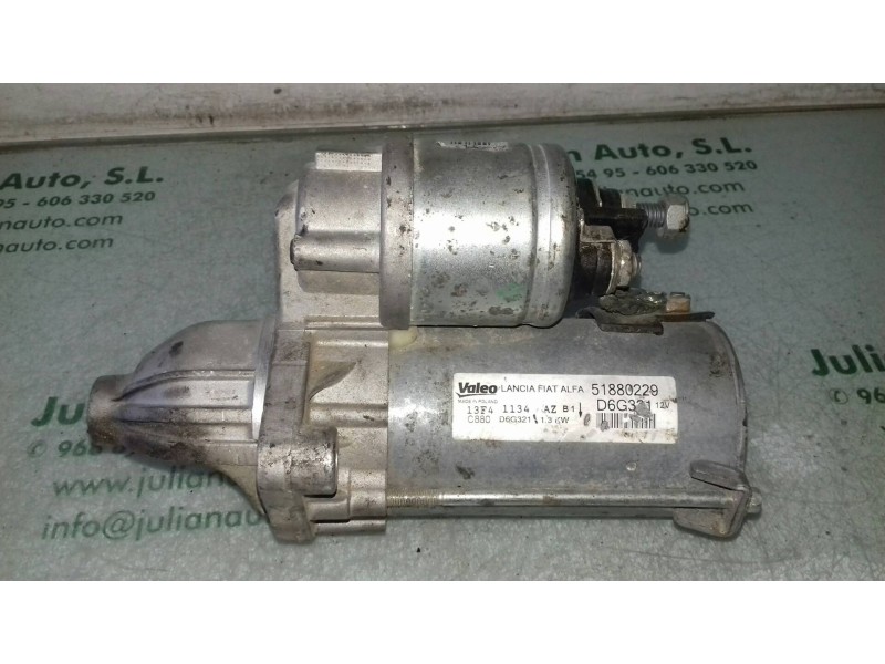 Recambio de motor arranque para peugeot bipper básico referencia OEM IAM 51880229 D6G321 VALEO