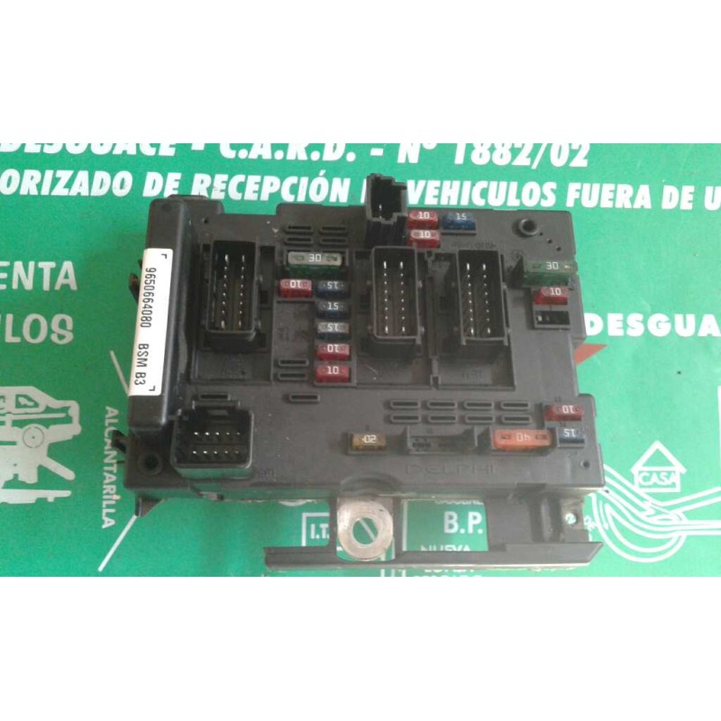 Recambio de caja reles / fusibles para citroen xsara berlina 2.0 hdi 66kw premier referencia OEM IAM 9650664080 BSM B3 DELPHI