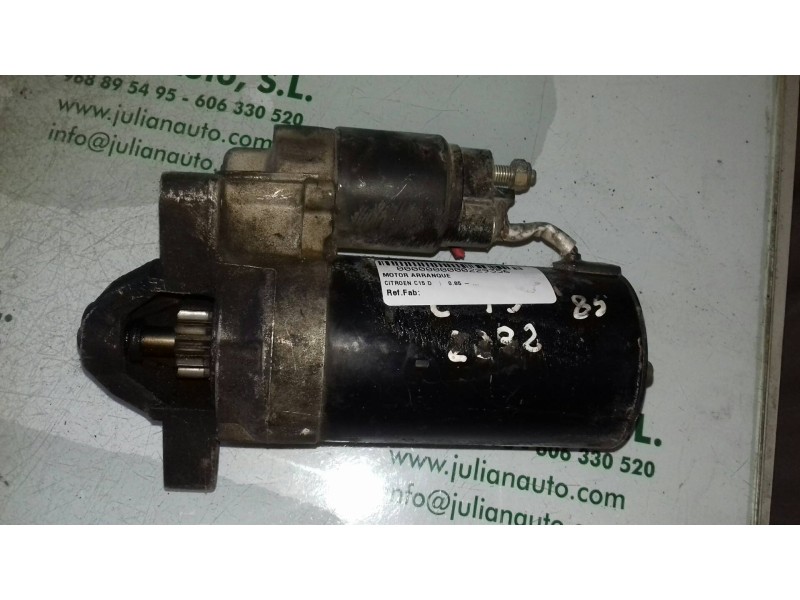 Recambio de motor arranque para citroen c15 d referencia OEM IAM   BOSCH