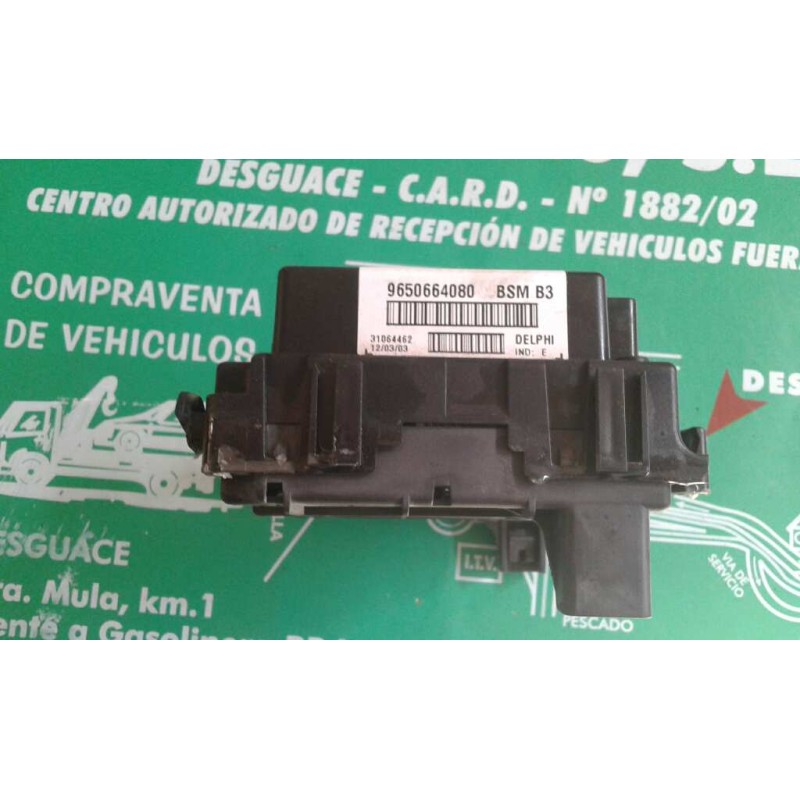 Recambio de caja reles / fusibles para citroen xsara berlina 2.0 hdi 66kw premier referencia OEM IAM 9650664080 BSM B3 DELPHI