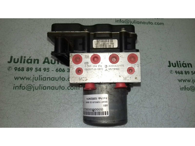 Recambio de abs para smart forfour cdi (50kw) referencia OEM IAM 0265234314 A4544201175 