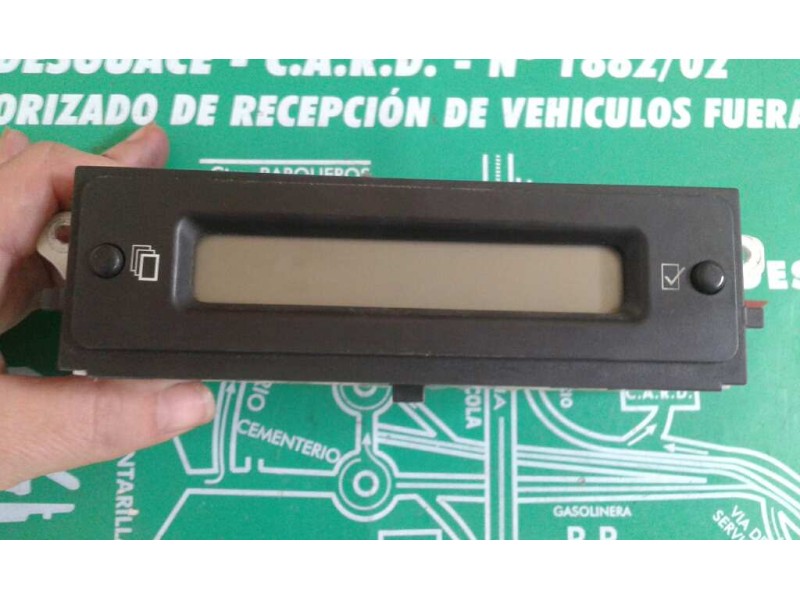 Recambio de pantalla multifuncion para citroen xsara berlina 2.0 hdi 66kw premier referencia OEM IAM 9647409677  SAGEM
