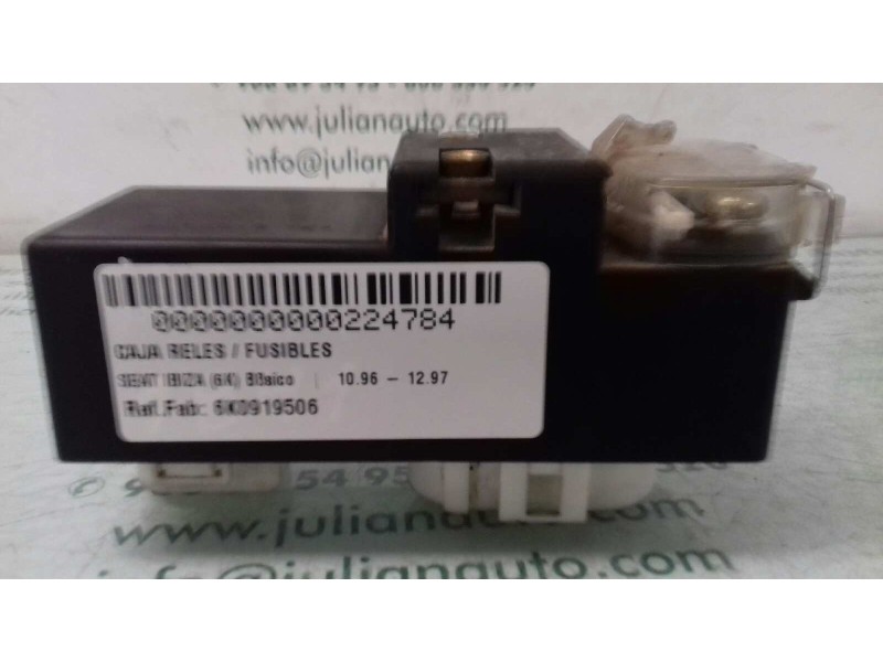 Recambio de caja reles / fusibles para seat ibiza (6k) básico referencia OEM IAM 6K0919506 898846000 SHO