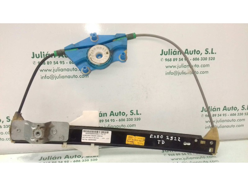 Recambio de elevalunas trasero derecho para seat exeo berlina (3r2) style referencia OEM IAM 8E0839462C  ELECTRICO