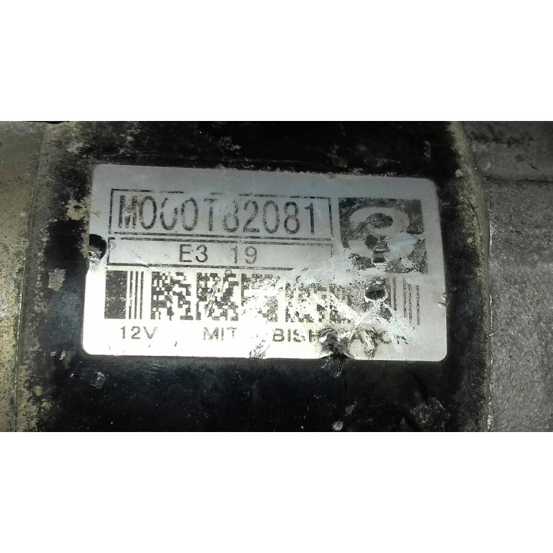 Recambio de motor arranque para peugeot 307 cc (s1) 2.0 referencia OEM IAM M000T82081 E319 MITSUBISHI ELECTRIC