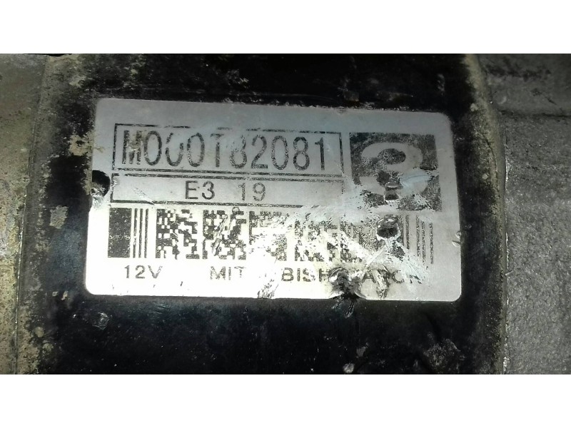 Recambio de motor arranque para peugeot 307 cc (s1) 2.0 referencia OEM IAM M000T82081 E319 MITSUBISHI ELECTRIC