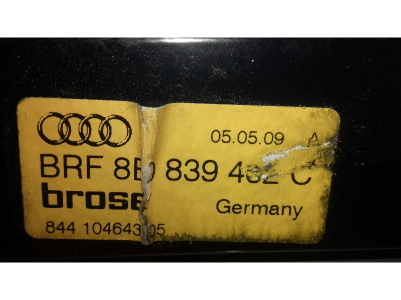 Recambio de elevalunas trasero derecho para seat exeo berlina (3r2) style referencia OEM IAM 8E0839462C  ELECTRICO