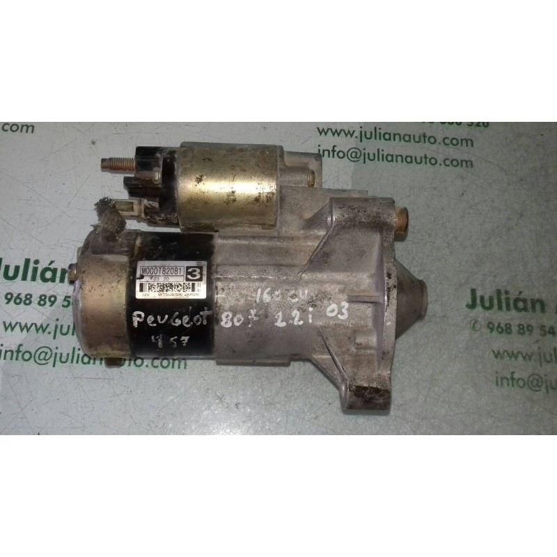 Recambio de motor arranque para peugeot 807 st pack referencia OEM IAM M000T82081 B320 MITSUBISHI ELECTRIC