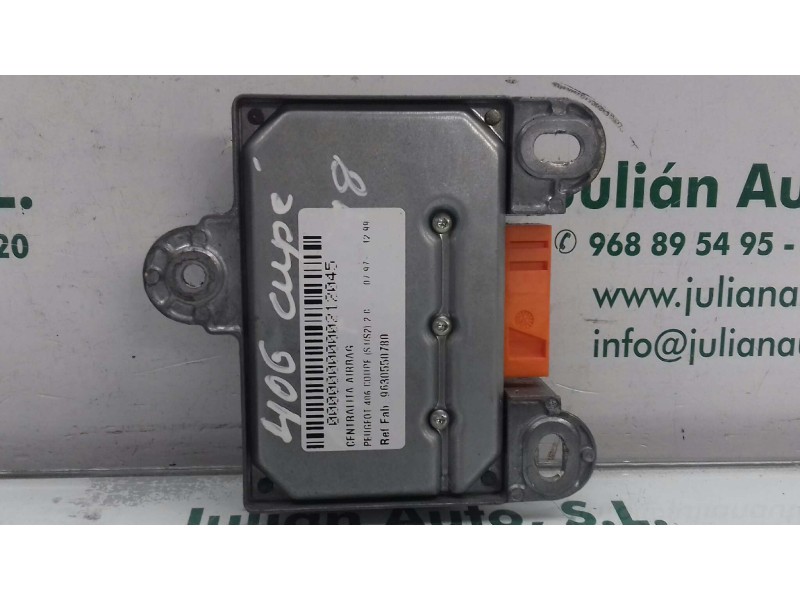 Recambio de centralita airbag para peugeot 406 coupe (s1/s2) 2.0 referencia OEM IAM 9630550780 550537500 AUTOLIV