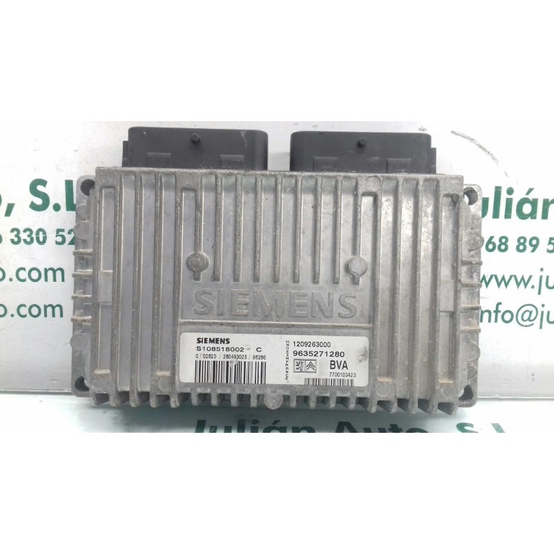Recambio de centralita cambio automatico para peugeot 406 coupe (s1/s2) 2.0 referencia OEM IAM 9635271280 1209263000 SIEMENS