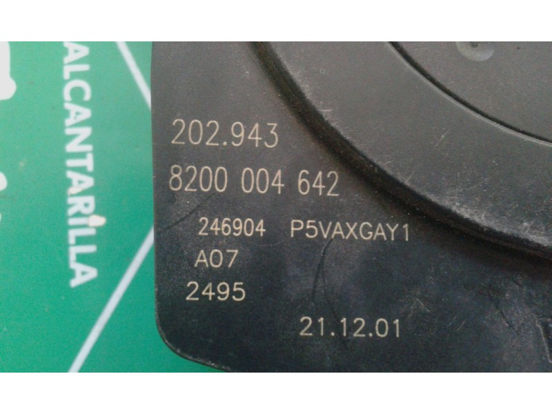 Recambio de anillo airbag para renault laguna ii (bg0) authentique referencia OEM IAM 8200004642  VALEO