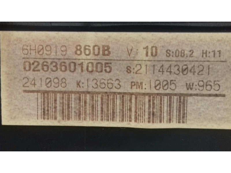 Recambio de centralita motor uce para seat arosa (6h1) stella referencia OEM IAM 030906027 0261204436 KIT - BOSCH