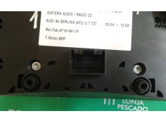 Recambio de sistema audio / radio cd para audi a6 berlina (4f2) 2.7 tdi referencia OEM IAM 4F1919611F 4F0910609E PREH 2