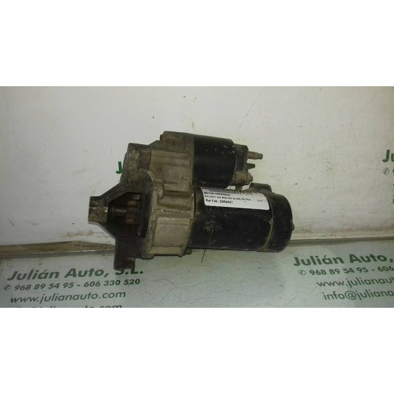 Recambio de motor arranque para peugeot 406 berlina (s1/s2) sr pack referencia OEM IAM D6RA661  VALEO