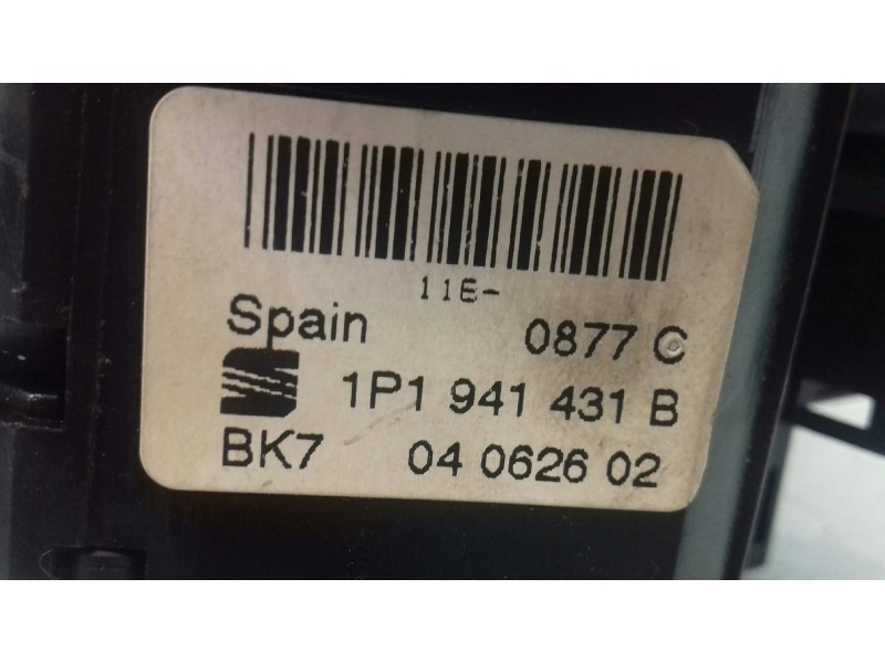 Recambio de mando luces para seat leon (1p1) reference referencia OEM IAM 1P1941431B 5P0919094A 