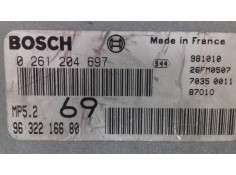Recambio de centralita motor uce para peugeot 406 coupe (s1/s2) 2.0 referencia OEM IAM 9632216680 0261204697 BOSCH 2