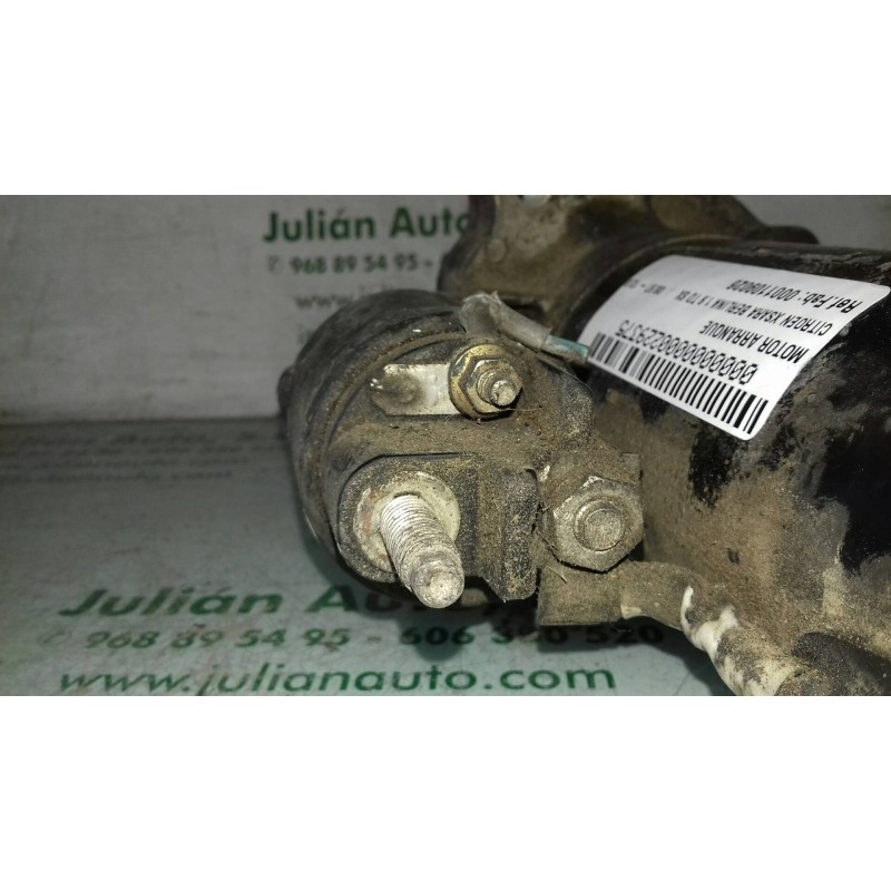 Recambio de motor arranque para citroen xsara berlina 1.9 td sx referencia OEM IAM 0001109026  BOSCH