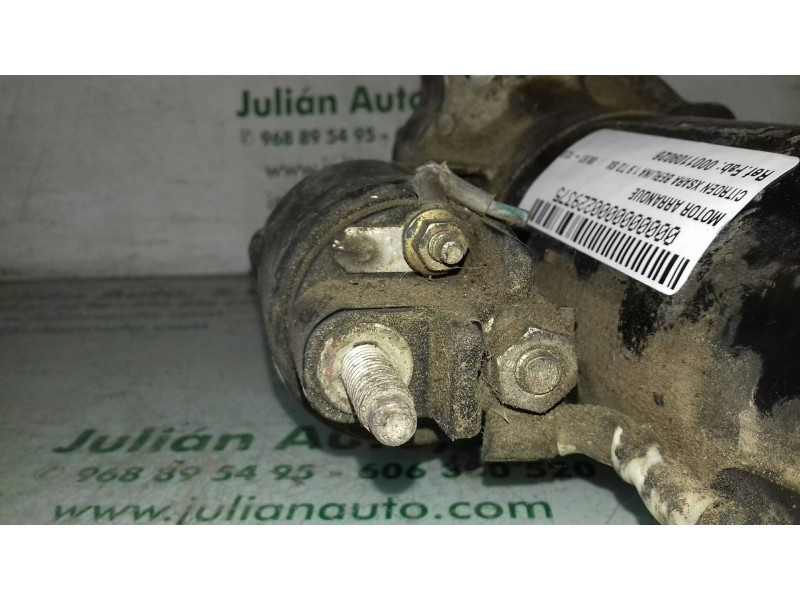 Recambio de motor arranque para citroen xsara berlina 1.9 td sx referencia OEM IAM 0001109026  BOSCH