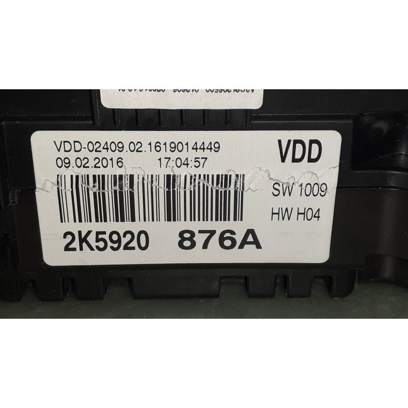 Recambio de centralita motor uce para volkswagen caddy ka/kb (2c) berliner ring referencia OEM IAM 04L907309K 0281030170 KIT - B