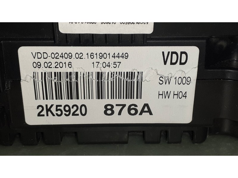 Recambio de centralita motor uce para volkswagen caddy ka/kb (2c) berliner ring referencia OEM IAM 04L907309K 0281030170 KIT - B