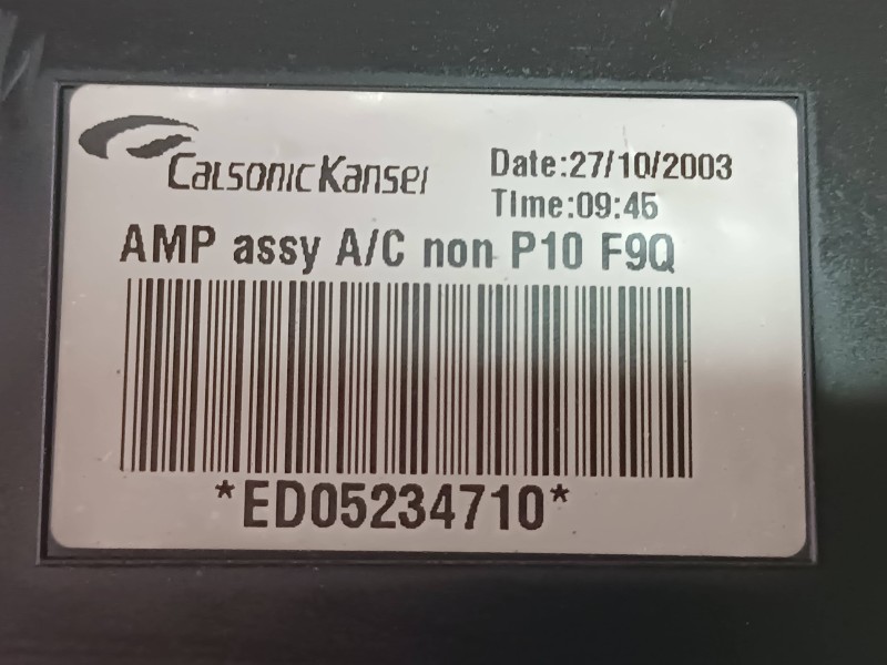 Recambio de modulo electronico para nissan primera berlina (p12) acenta referencia OEM IAM P10F9Q ED05234710 CALSONIC KANSEI