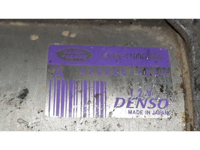 Recambio de motor arranque para land rover freelander (lr2) td4 e referencia OEM IAM 6G9N11000NA 4280004840 DENSO