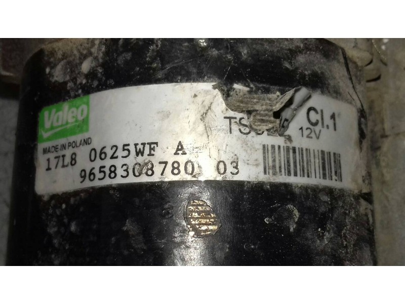Recambio de motor arranque para citroen c3 1.1 audace referencia OEM IAM 9658308780 TS8E2 VALEO