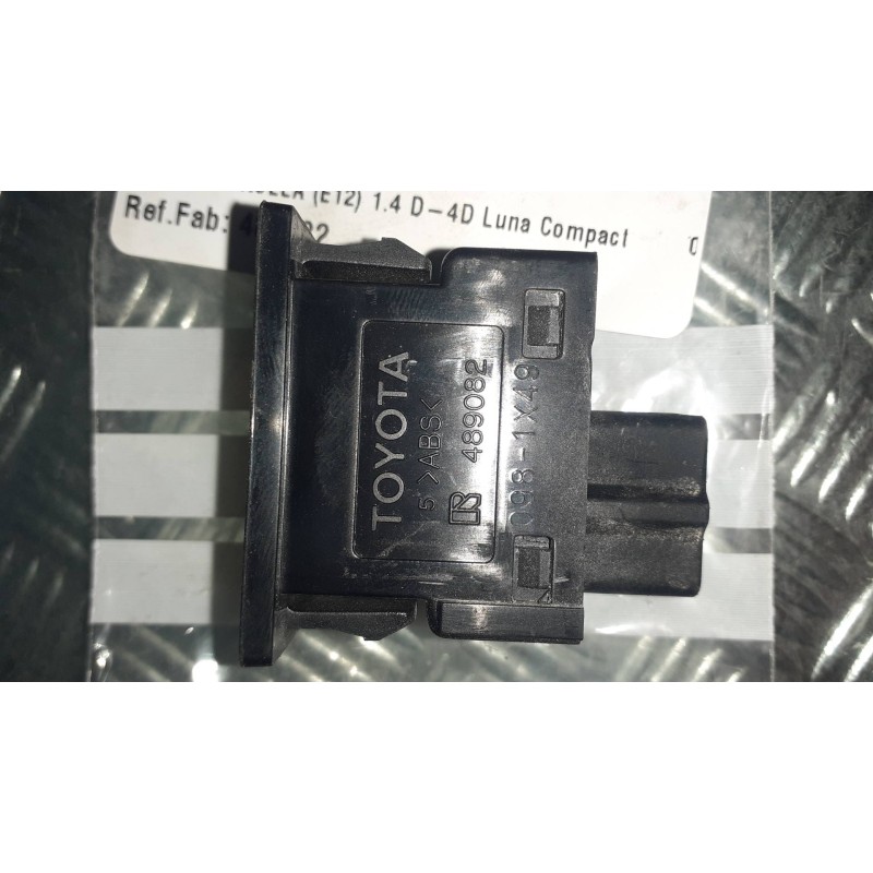 Recambio de interruptor para toyota corolla (e12) 1.4 d-4d luna compact referencia OEM IAM 489082 CONECTOR 2 PINES SECURITY