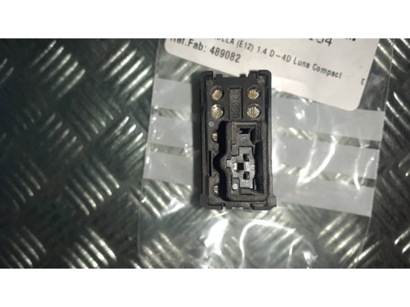 Recambio de interruptor para toyota corolla (e12) 1.4 d-4d luna compact referencia OEM IAM 489082 CONECTOR 2 PINES SECURITY
