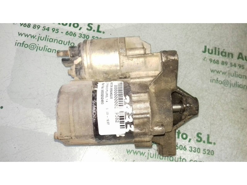 Recambio de motor arranque para citroen c3 pluriel 1.4 referencia OEM IAM 9633292480 D7E16 VALEO