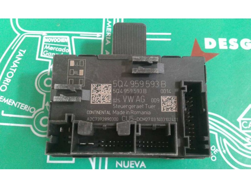Recambio de modulo confort para seat leon (5f1) reference referencia OEM IAM 5Q4959593B DEL-IZQ CONTINENTAL