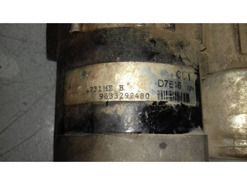 Recambio de motor arranque para citroen c3 pluriel 1.4 referencia OEM IAM 9633292480 D7E16 VALEO
