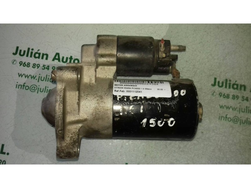 Recambio de motor arranque para citroen xsara picasso 1.6 básico referencia OEM IAM 0001112041  BOSCH
