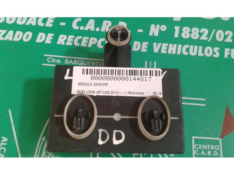Recambio de modulo confort para seat leon (5f1) reference referencia OEM IAM 5Q4959392B DEL-DECH CONTINENTAL