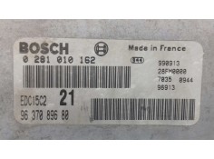 Recambio de centralita motor uce para peugeot 306 berlina 3/4/5 puertas (s2) graffic referencia OEM IAM 9637089680 0281010162 BO 2
