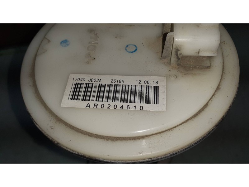 Recambio de bomba combustible para nissan qashqai (j10) acenta referencia OEM IAM 17040JD03A AR0204610 AFORADOR BOMBA